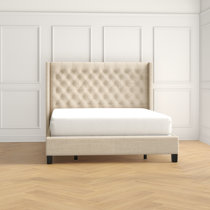 Misael tufted deals upholstered standard bed